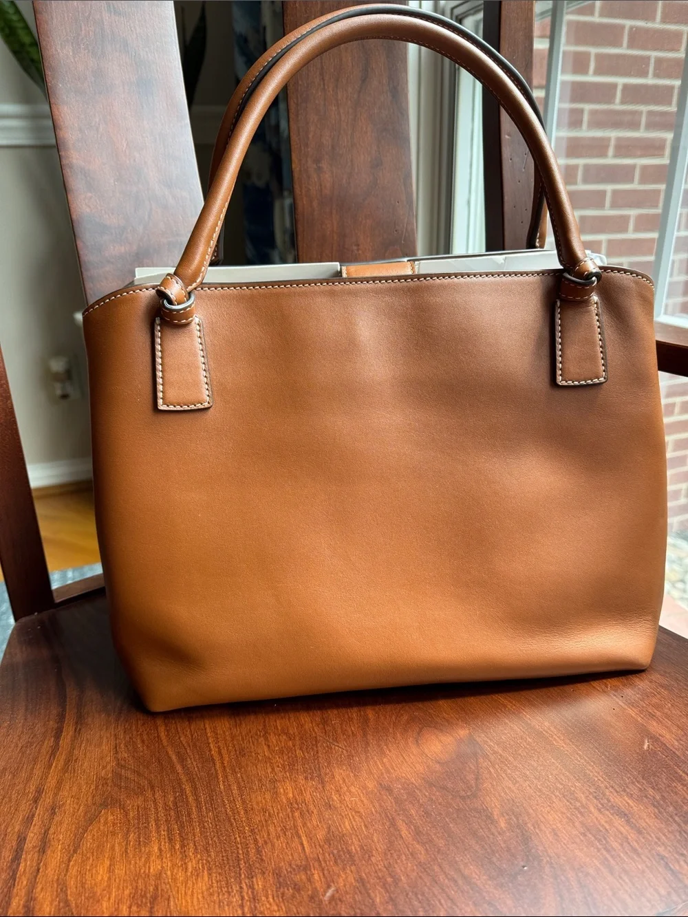 Tory Burch woven leather